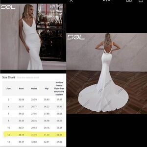 Size 12 Ivory wedding dress